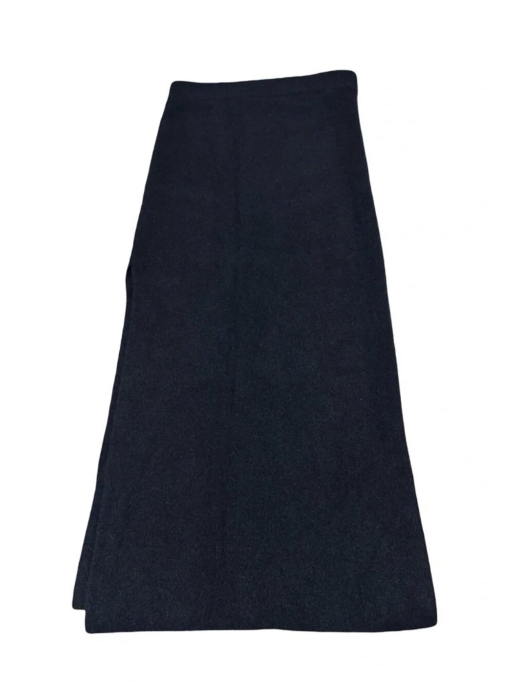Wilfred Free Size Small Black Knit Midi Skirt Nylon Elastic Waist Minimalist S - Picture 6 of 7